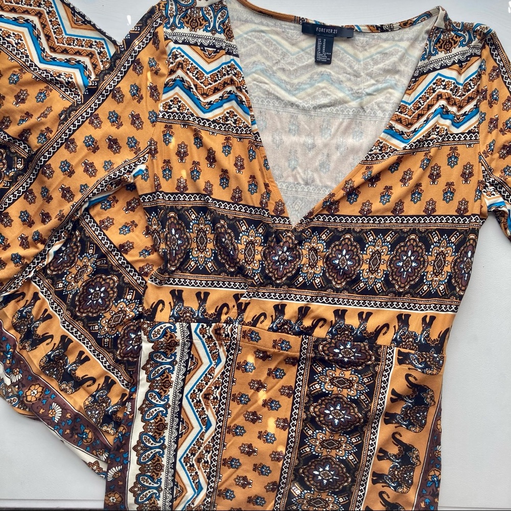 Bohemian Long Sleeve Maxi Dress